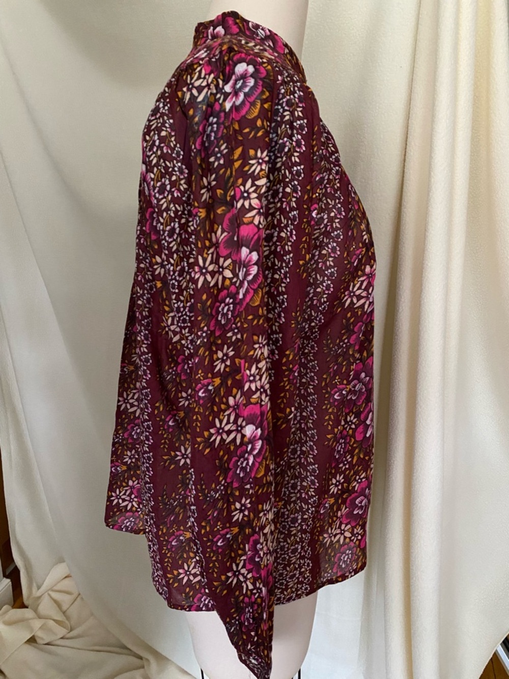 Anthropologie floral cotton Avrile Blouse size M new with tag - Picture 8 of 8